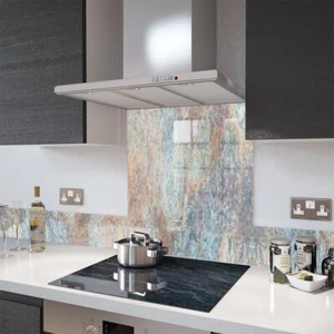 Premier Range "10 - Rustic Wood" Glass Splashback - Picture 1 of 4