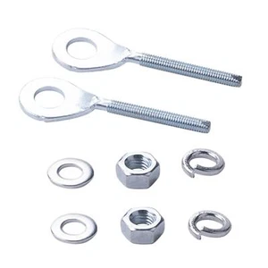 2x Motorcycle Rear Wheel Chain Adjusters Sturdy Accessories Replacement with - Picture 1 of 7