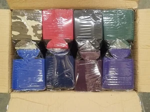 200 Assorted - 8 Colors 25 Each Color Can Koozies Beer Bottle Holders - Picture 1 of 1