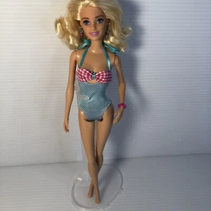Fashionista Model body Mattel Barbie redressed OOAK earrings & more - Picture 1 of 16