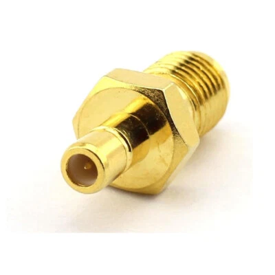 RF Coaxial Antenna Straight Adapter Coax Jack Connector SMA Female to SMB Male - Image 1 of 4