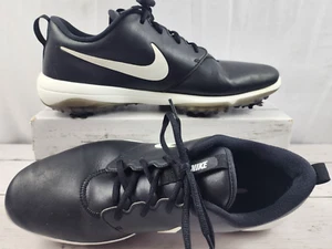 Nike Infinity Lace Up Golf Shoes, Black/White, Plastic Spikes, Men's Size 11.5 - Picture 1 of 9