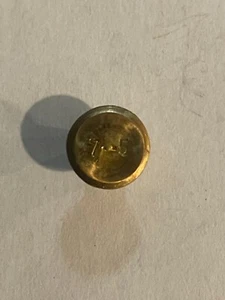 25 7-5 Brass brake rivets 3/16" stem diameter / 3/8" head diameter / 5/16" long - Picture 1 of 3