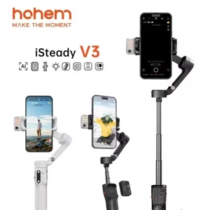 Hohem iSteady V3 3-Axis Gimbal Stabilizer AI-Tracking Magnetic Light Smartphone  - Zdjęcie 1 z 12