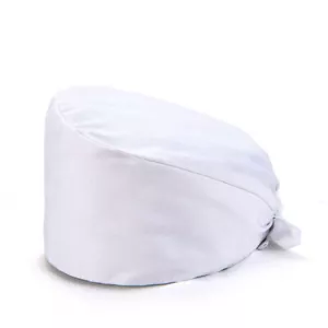 Surgical Scrub Cap Doctor Nurse Kitchen Cotton Hat with Sweatband Adjustable US - Picture 1 of 11