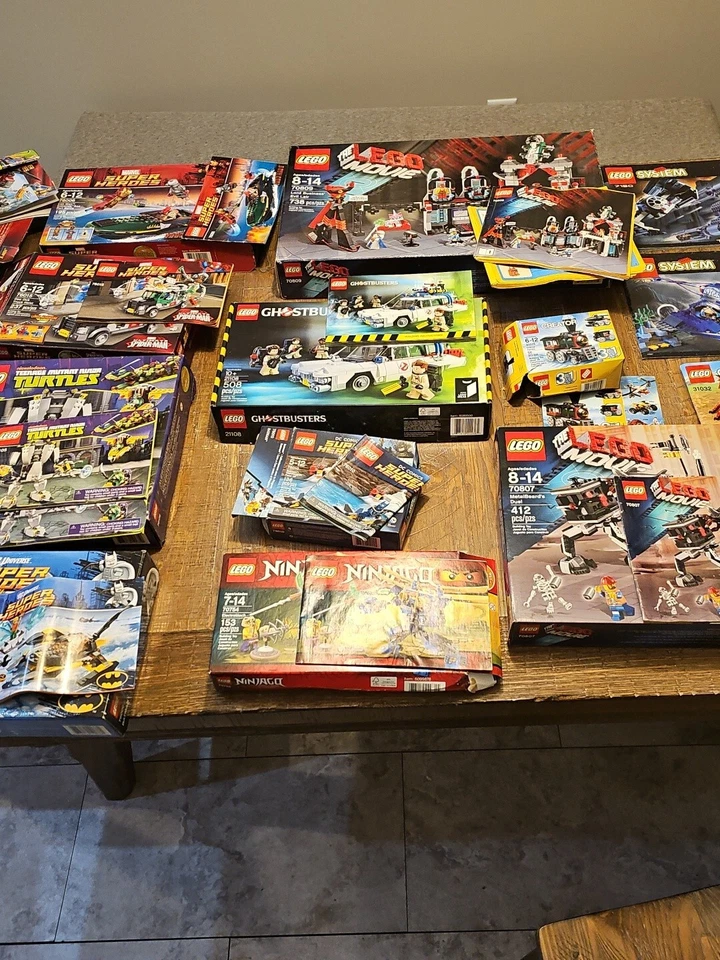 14+ Lot of Instructions and Boxes Star Wars,Marvel, DC,Ghostbusters,$75obo - Image 1 of 4