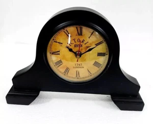 Reloj de sobremesa británico vintage | Reloj de escritorio de madera | Decora... - Imagen 1 de 7