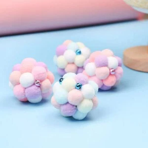 Cat Toy Pom Pom Ball Interactive Pet Toy Fun - Picture 1 of 2