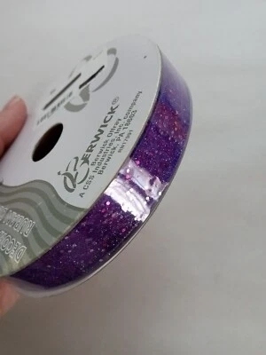 Berwick Purple Sparkle 5/8in X 25 Yards - Image 1 of 4