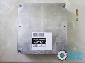 For TOYOTA RAV4 ENGINE ECU 89661-42A10 MANUAL 2.0 2000 CC 1CD-FTV 1CDFTV #372117 - Picture 1 of 4