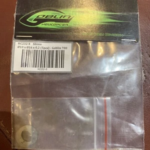 SAB Shims Ø10 x Ø16 x 0,2 (5pcs) - Goblin 630/700/770 - Picture 1 of 3