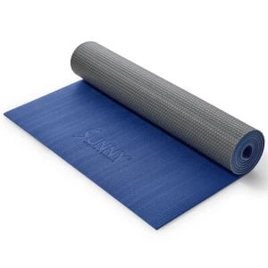 Sunny Health & Fitness Tappetino Yoga per Esercizi a Doppio Colore (Blu) - SF-EM02-BU - Foto 1 di 6