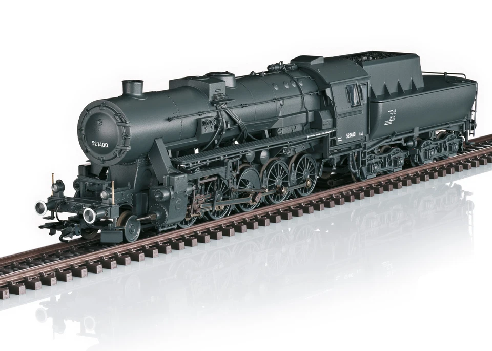 Märklin H0 39532 Güterzug-Dampflok BR 52 mit Wannentender DR II