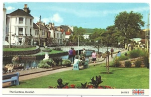 DEVON - THE GARDENS, DAWLISH Dennis Postcard - Picture 1 of 1