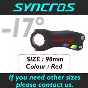 Full Carbon Fiber BMX MTB Bicycle Stem Bike Accessories 6 17 Degree 31.8*90mm - Picture 1 of 48