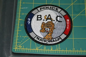 Frankreich Polizei Nationale Brigade Anti-Criminalite BAC de Nuit 77 Schulteraufnäher - Bild 1 von 1
