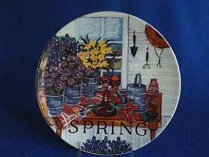 "SPRING" ~ Plate By Melissa McLeod, Santa Barbara Ceramic Design ~ 10" - Picture 1 of 2