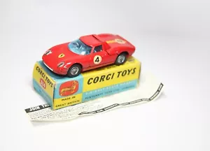 Corgi 314 Ferrari Berlinetta 250 Le Mans En Caja Original - Buen Original De Colección - Imagen 1 de 8