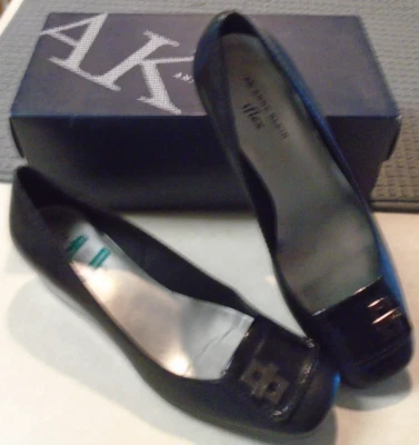 Anne Klein iflex Woman's Loafer Shoes Heels Pumps Black MAENRIKA US Size 8.5 M - Image 1 of 4