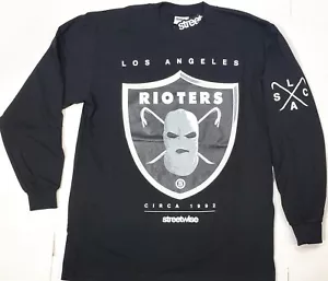 STREETWISE RIOTERS langarmes T-Shirt Urban Streetwear T-Shirt Herren schwarz neu - Bild 1 von 2