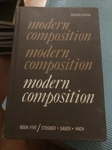 Modern Composition Book Five 1967 Stegner Sauer Hach - Picture 1 of 6