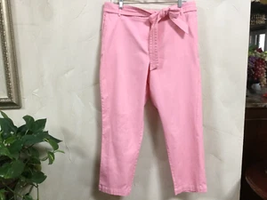 Talbots Womens Petites Size 16P Pants Lt. Coral Slim Leg Stretch Twill Pockets - Picture 1 of 11