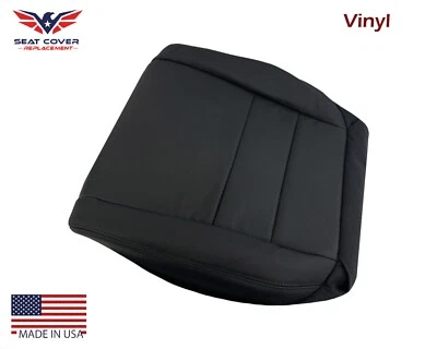 2005 2006 2007 2008 For Acura TL DRIVER Side Bottom VINYL Seat Cover In Black - Image 1 of 4