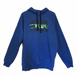 Under Armour Rival Signature Fleece Hoodie Herren Gr. XLT blau Sweatshirt neu mit Etikett - Bild 1 von 10