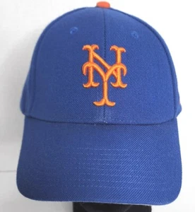 MLB NEW YORK METS BASEBALL HAT NIKE ONE FIT Dri Fit Cap OSFA Strapback Embroider - Picture 1 of 12