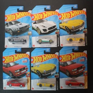 Lot Of 6 Hot Wheels Imports BMW/ AUDI/ JAGUAR/ ALFA ROMEO New Sealed Box A - Picture 1 of 6