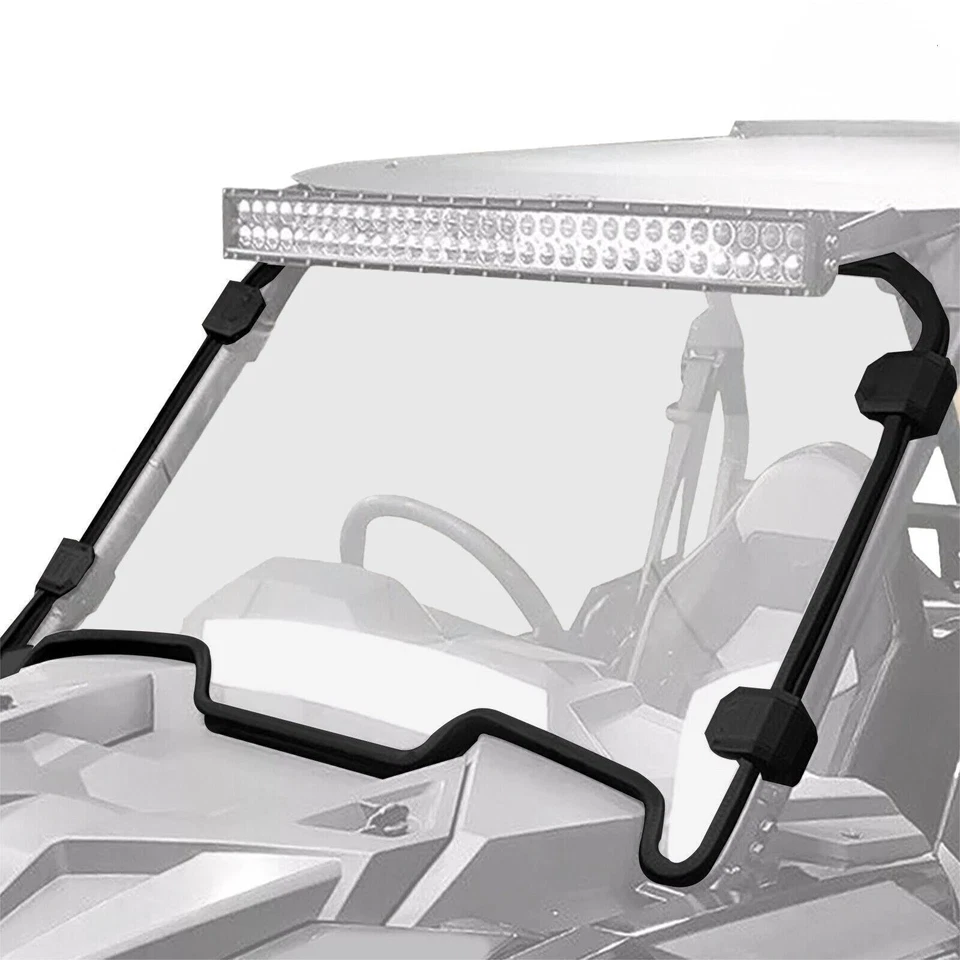 Front Full Windshield Scratch Resistant For 2019-23 Polaris RZR XP 4 1000 Turbo - Image 1 of 4