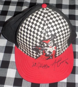 Jimmy Palmiotti Amanda Conner Signed Harley Quinn Dc Comics Hat - Picture 1 of 3