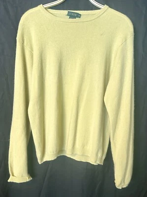 Suéter Jersey Vintage J Crew Para Mujer Verde Lima Cachemira M Hong Kong Foto 1 de 4