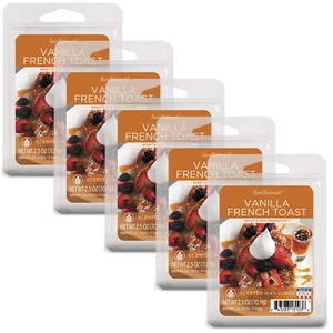Vanilla French Toast Scented Wax Melts, ScentSationals, 2.5 oz (5-Pack) - Picture 1 of 12