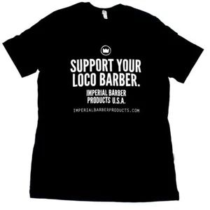 Imperial Pomade Support Your Barber T-Shirt Large - Picture 1 of 1