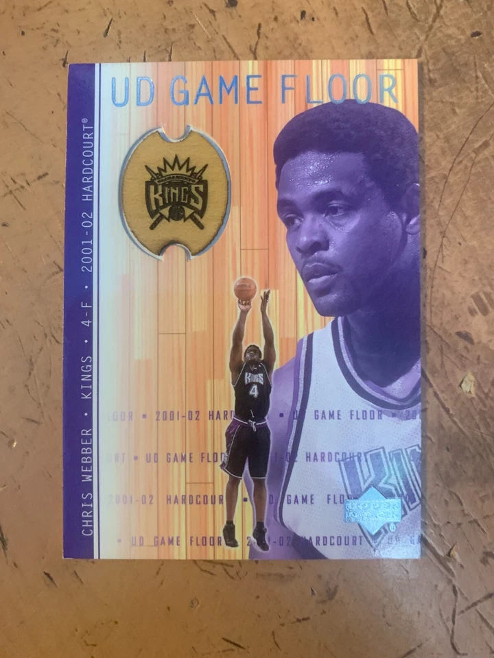 2001-02 Upper Deck Hardcourt UD Game Floor #CW Chris Webber - Image 1 of 2