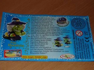 KINDER 2S-89 MAGIC LESSONS FRAU HEXALOTTA BPZ (D) - Photo 1/1