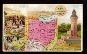1889 sheep ohio ariosa coffee victorian trade card - Picture 1 of 1
