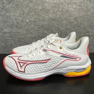 Zapatilla deportiva Mizuno Wave Exceed Tour-6 para mujer 8 blanca rosa zapato de tenis ligero aire acondicionado - Imagen 1 de 15