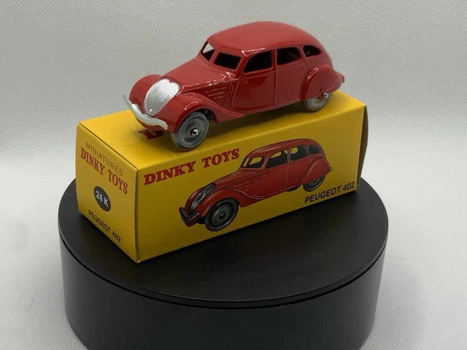 Dinky Toys Peugeot 402 Atlas Reproducción 24k En Rojo Sin usar, en caja Foto 1 de 4