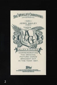 2012 Topps Allen & Ginter Mini NNO #81 Jerry Bailey Print/50 - Picture 1 of 2