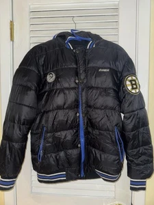 Diesel Down Boy's Boston Bruins Winter Puffer Jacket Youth XL 18/20 - Picture 1 of 8
