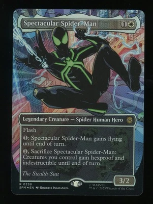 Spectacular Spider-Man (0238) (Borderless) (Textured Foil) Marvel's Spider-Man - Image 1 of 4