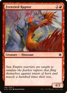 X 1 Frenzied Raptor NM Ixalan 146 MTG Magic The Gathering - Picture 1 of 2
