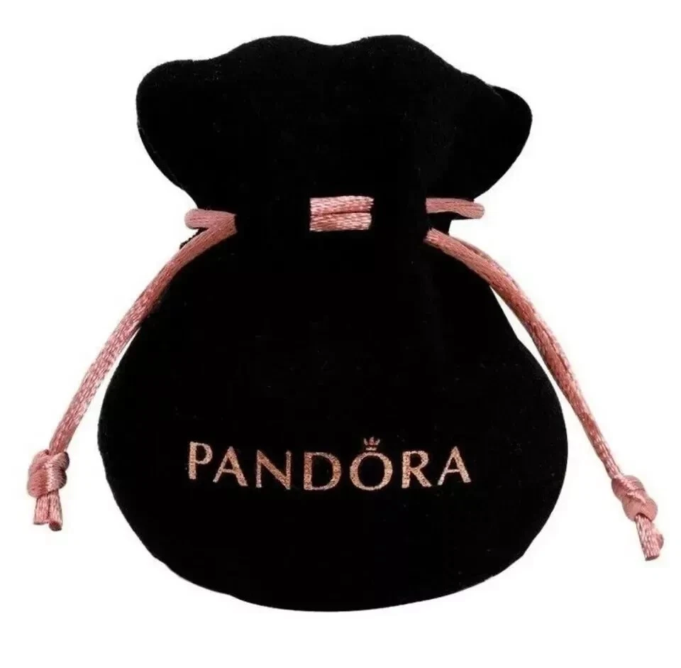 Pandora Black Velvet Pouch Gift Bag New Original FAST DELIVERY