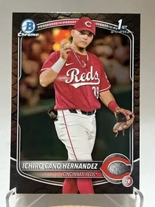 2025 BOWMAN ICHIRO CANO HERNANDEZ 1st BOWMAN REPTILIAN - Picture 1 of 4