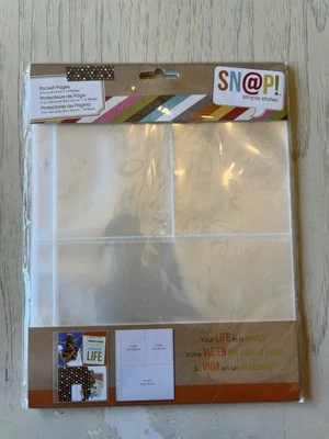 Simple Stories - Sn@p! Карманные страницы упаковка 10 шт. карманы 4x6 и 3x4 - Изображение 1 из 3