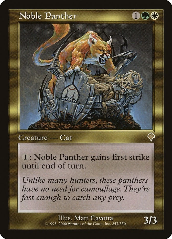 Noble Panther 257 LP Normal Invasion MTG EN - Image 1 of 1