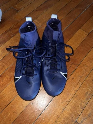 Nike Vapor Edge Pro 360 2 Football Cleats Navy Blue White Men Size 12 - Image 1 of 4
