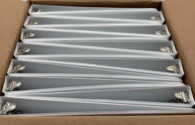 Cardinal Economy 1" Round 3-Ring Binders White -  12 Pack - Image 1 of 3
